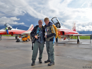 David und Fabian vor der Patrouille Suisse, Airpower, Zeltweg (A), 07.09.2019
