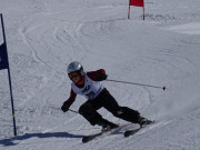 Fabian auf der Fahrt zum 2. Platz im 1. Rennen. Engelberg 28.03.2015