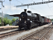 Dampflok "Elefant" C 5/6, Rekingen (CH), 26.05.2018