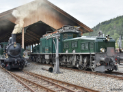 Dampflok Ed 3/4 2 und "Krokodil" Ce 6/8 III, Bauma (CH), 01.09.2019