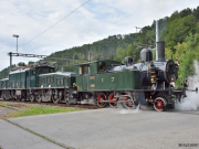 Dampflok Ed 3/4 2 und "Krokodil" Ce 6/8 III, Bauma (CH), 01.09.2019