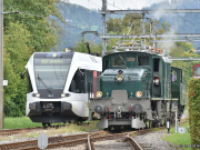 RABe 526 und "Krokodil" Ce 6/8 III, Bauma (CH), 01.09.2019