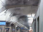 Abfahrt mit viel Rauch, Zürich HB, 12.09.2021