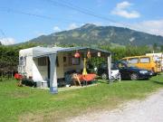 Auf dem TCS Campingplatz "Kappeli" in Saanen.