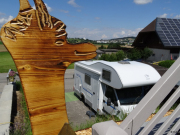 Privatplatz, Cournillens (CH), Juli 2020