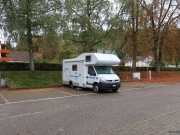 Stellplatz, Sulz am Neckar (DE), Oktober 2020