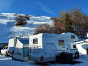 Camping, Savognin (CH), Dezember 2020