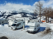 Camping, Surcuolm (CH), Februar 2021