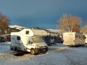 Camping, Surcuolm (CH), Februar 2021