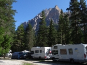 Camping Sass Dlacia, San Cassiano (IT), Juli 2023