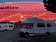 Stellplatz Allianz Arena, München (DE), Juli 2024