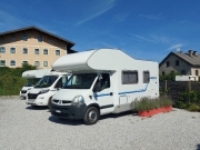 Reisemobil Stellplatz, Salzburg (AT), Juli 2024