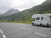 Europäische Wasserscheide 1773 m.ü.M., Flexenpass (AT), August 2024